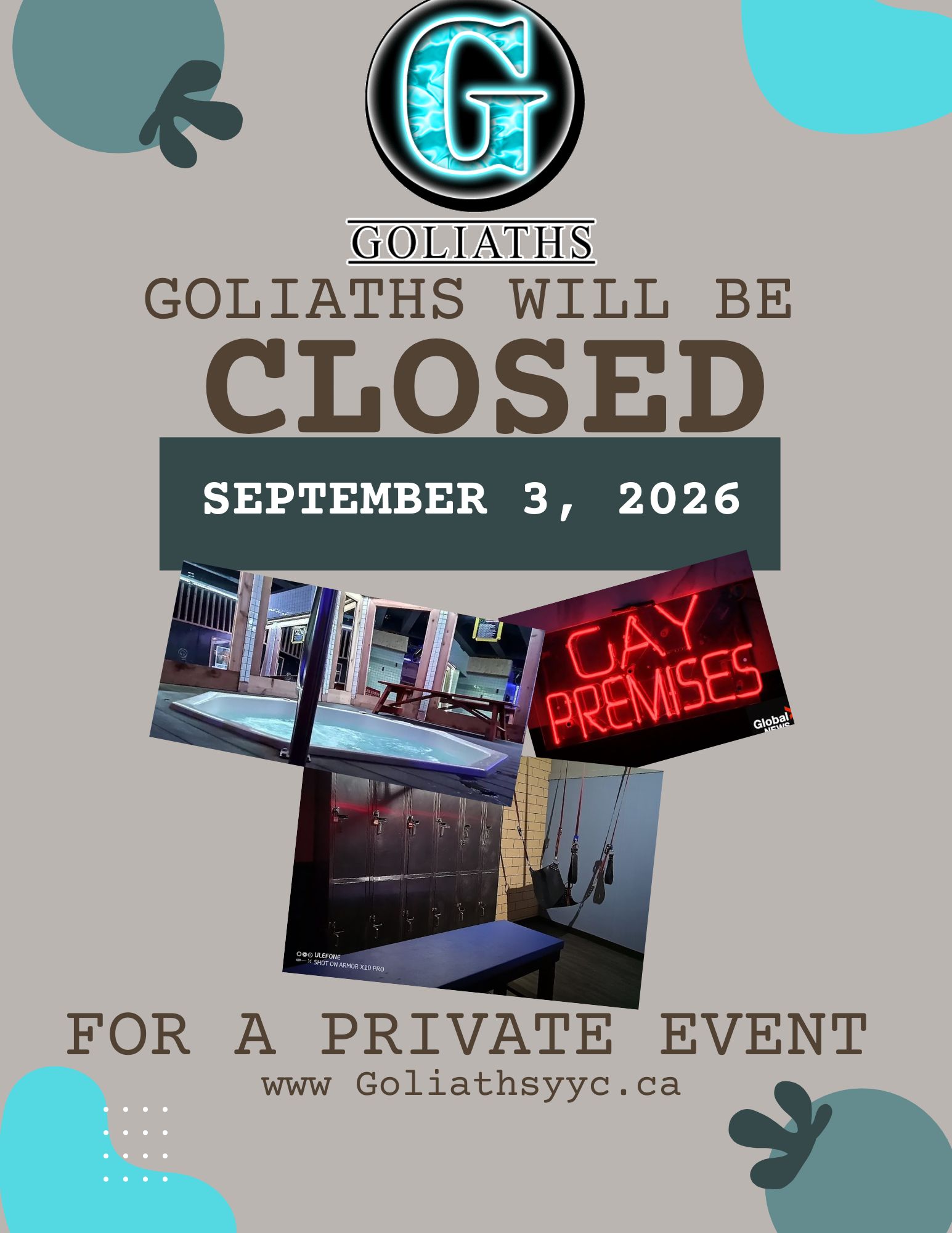 Goliaths Closed
